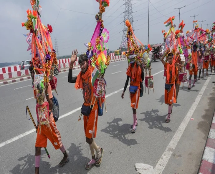 UP Bans Bats And Sticks In Kanwar Yatra Amid Violence Concerns