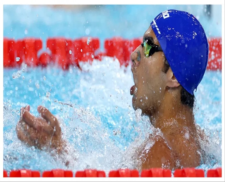 Swimmer Srihari Sets Fastest Indian 100m Freestyle Time