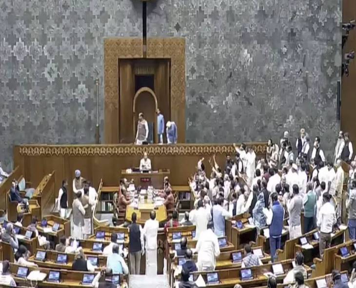 Chaos In Lok Sabha: Oppo MPs’ Protest Forces House Adjournment