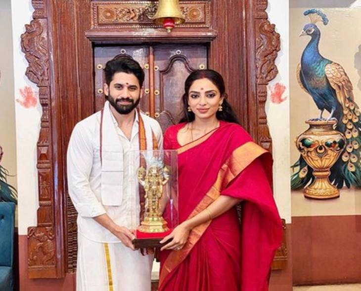 Naga Chaitanya & Shobhita Seek Blessings At Tirumala