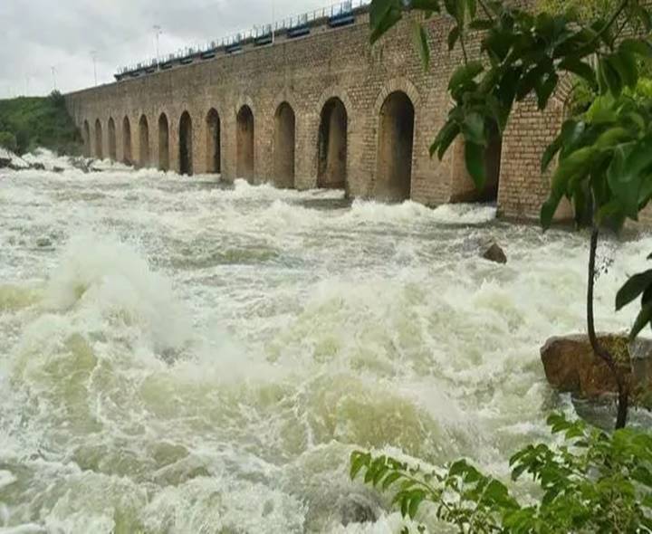 Rains Trigger Flooding In HYD’s Osmansagar & Himayatsagar