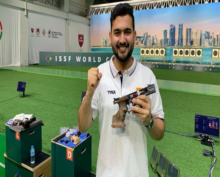 Anish Bhanwala Secures Silver In Rapid Fire Pistol
