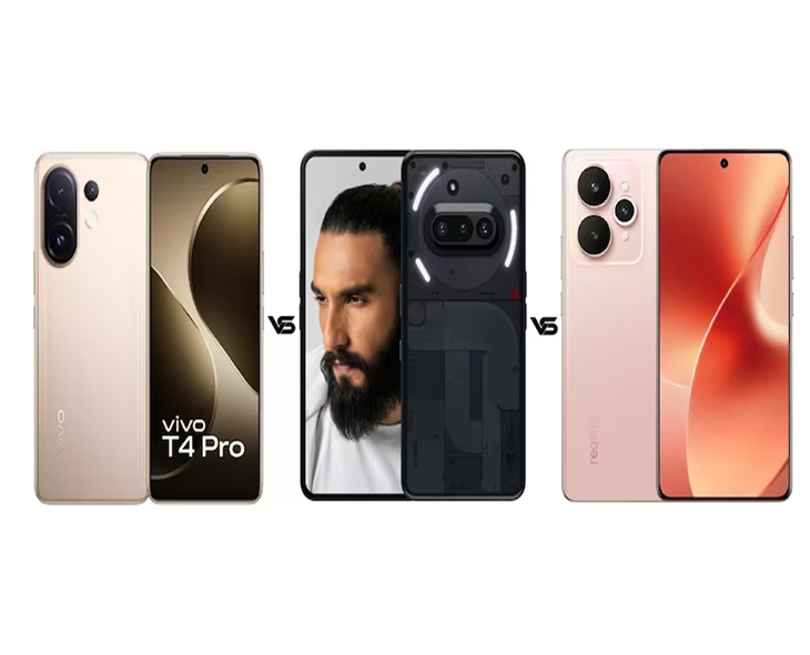 Vivo T4 Pro vs Realme 15 5G vs Nothing Phone 3a: Best Pick Under ₹30,000?