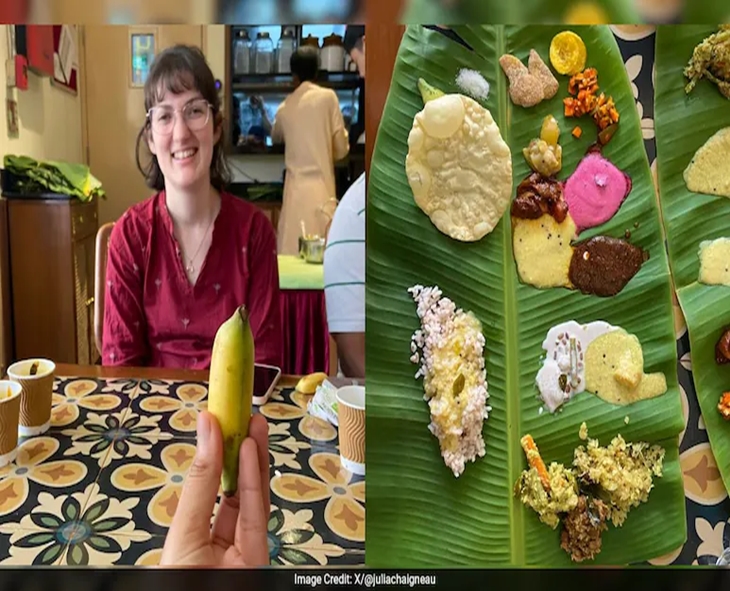 French Woman’s Onam Sadhya Experience Wins Hearts Online