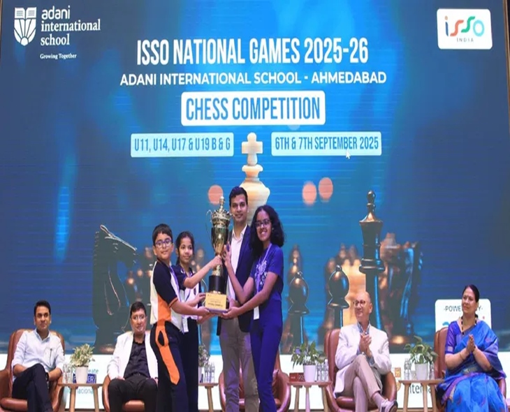 Adani School Hosts ISSO National Games Chess Competition