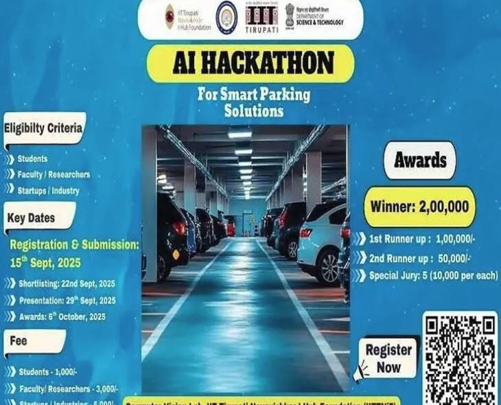 Win ₹1 Lakh: IIT Tirupati To Host AI Hackathon