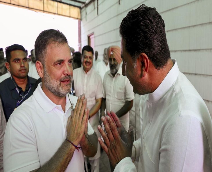 Rahul Gandhi Meets Victims Of Flood-Hit Amritsar
