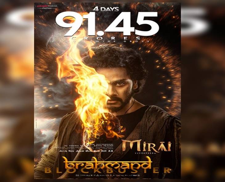 Blockbuster Run: ‘Mirai’ Earns ₹91.45 Cr In Just 4 Days
