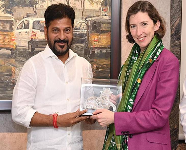 CM Revanth Discusses Education Policy With UK Diplomat
