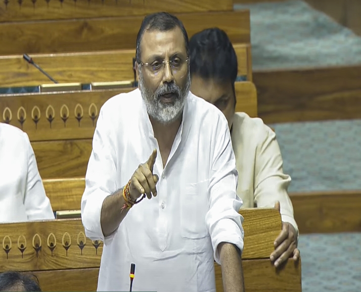 Nishikant Dubey Slams Rahul Gandhi Over Nepotism
