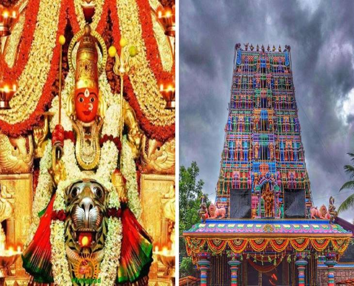Navratri Day 2: Goddess Durga Adorned As ‘Gayatri Devi’