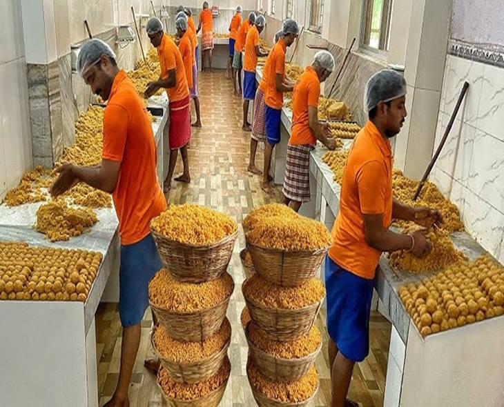 Record 36 Lakh Laddus Prepared For Navratri At Indrakiladri