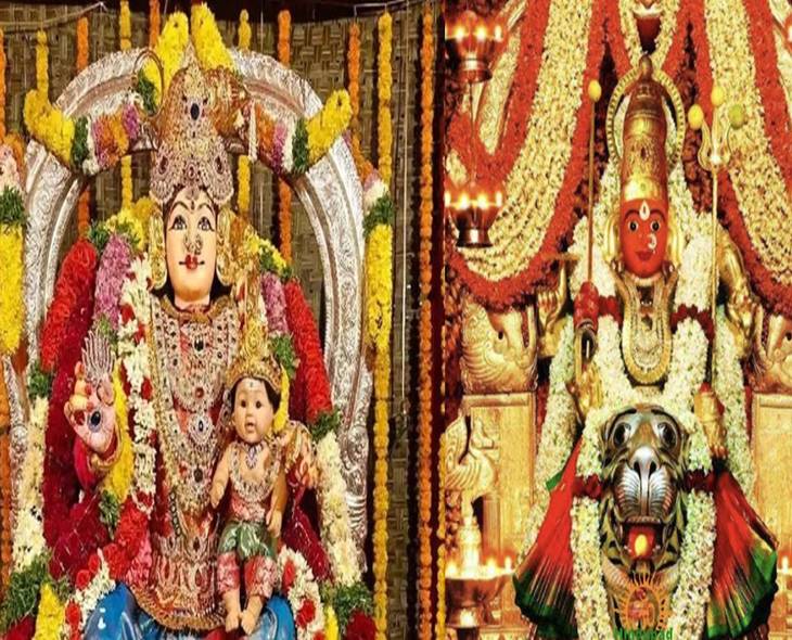 Goddess Peddamma Appears As ‘Skandamata’ In Jubilee Hills