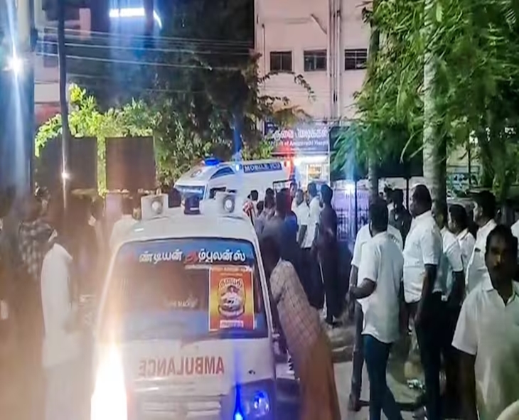 Ambulances Attacked During Rescue At Vijay’s Karur Rally Stampede