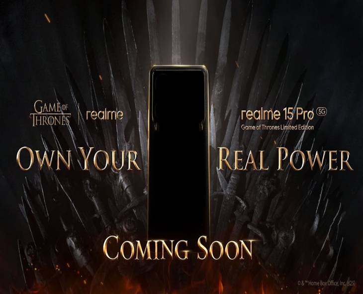 Realme 15 Pro Game Of Thrones Edition India Launch Teased