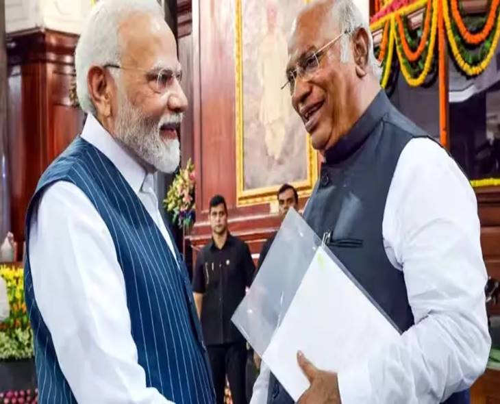 PM Modi Speaks To AICC Chief Kharge & Wishes Speedy Recovery