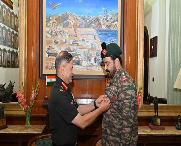 Mohanlal Honored With Army Chief’s Commendation Card