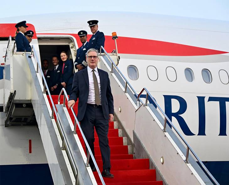UK PM Keir Starmer Arrives In India To Bolster Strategic Ties