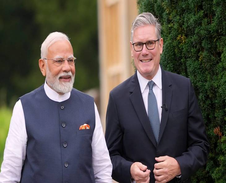 India & UK Eye Deeper Cooperation Amid Starmer’s Tour