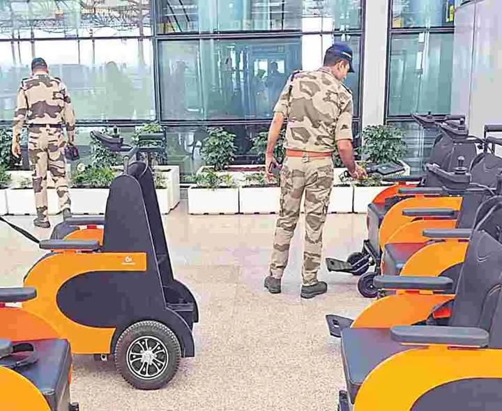 New E-Wheelchair Facility Eases Travel At Shamshabad Airport