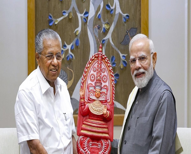 Kerala CM Meets PM Modi And Seeks Financial Support