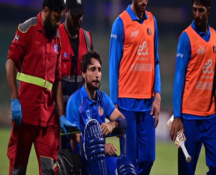 Injured Rahmat Shah Wheelchaired Off Amid Afghanistan Win
