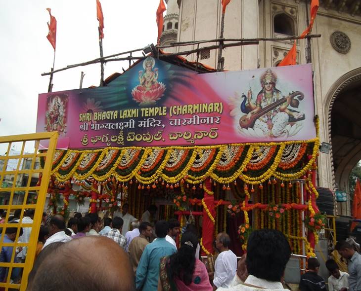HYD’s Bhagyalakshmi Temple Gears Up For Diwali Festivities
