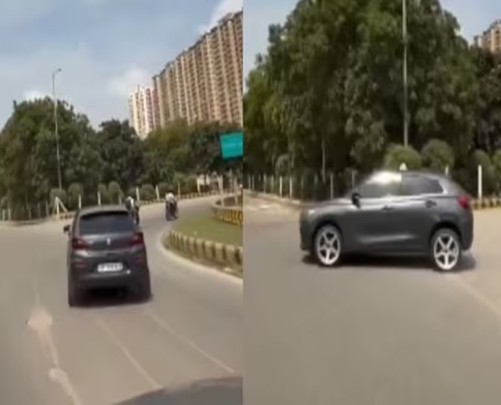 Man Fined ₹57,500 For Dangerous Car Stunts In Greater Noida