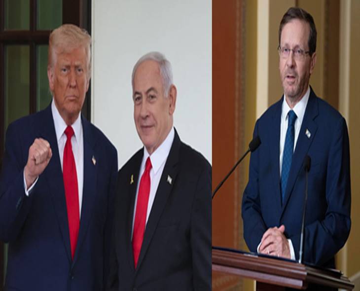 Israeli President Honors Trump For Gaza Peace Deal Role