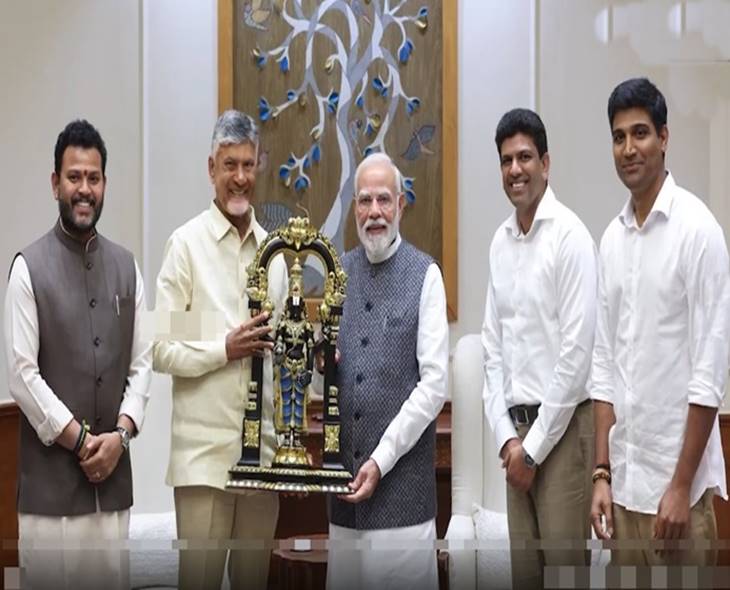 CM CBN Invites Modi For ‘Super GST-Super Savings’ Event