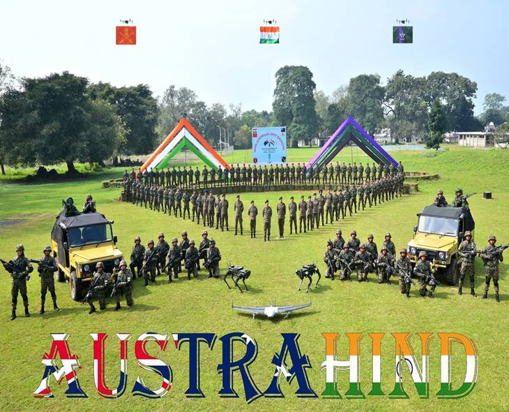India-Australia Launch ‘AstraHind’ Army Exercise In Perth
