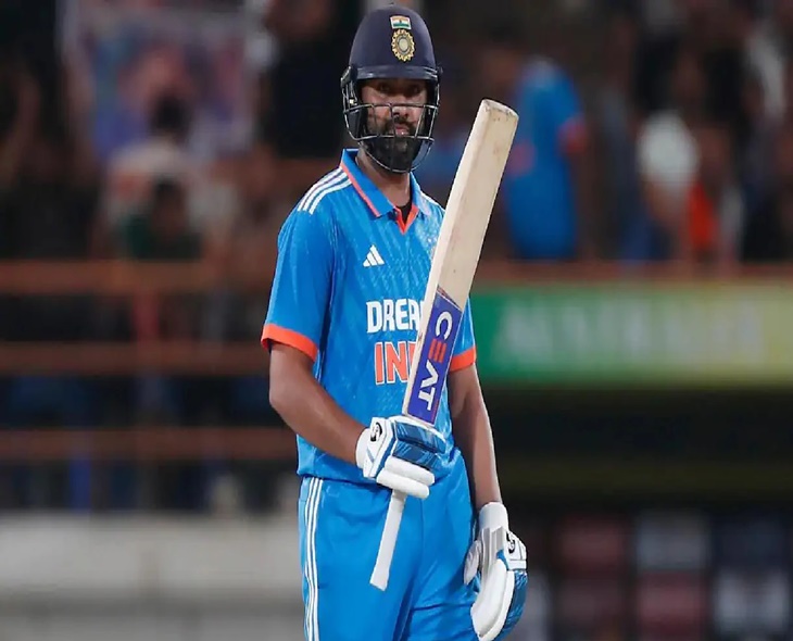 Rohit Sharma Completes Half Century Against Australia
