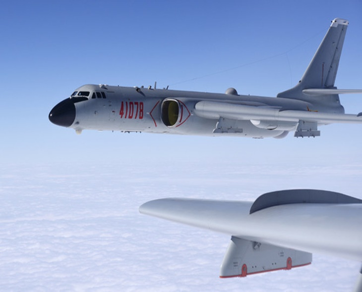 Chinese Bombers Conduct Drills Near Taiwan 