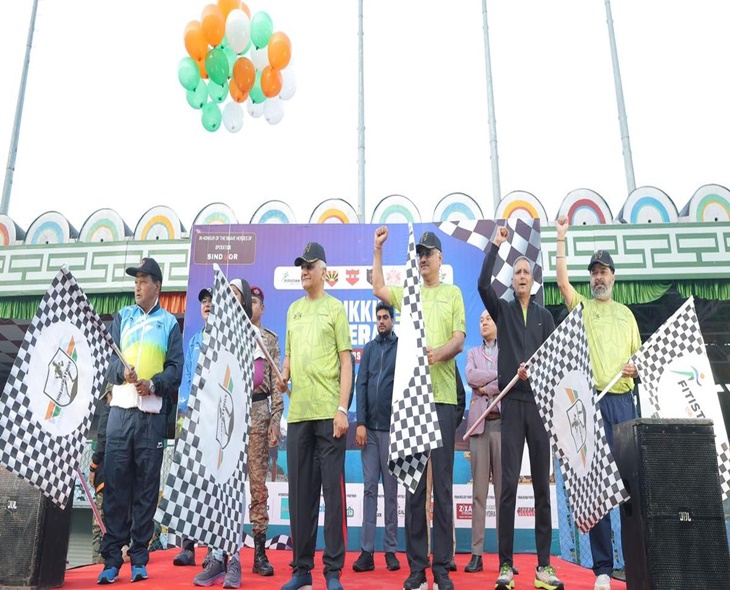 Over 2,200 Join Sikkim Soldierathon Hill Marathon