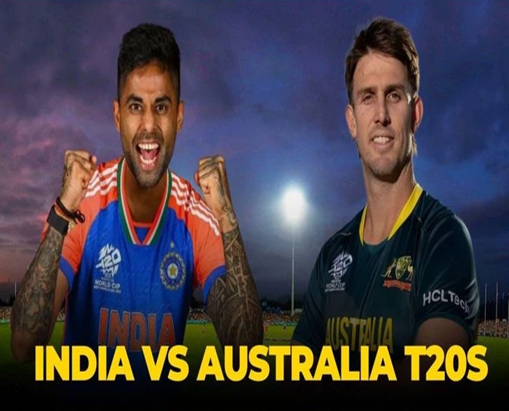 5-Match T20I Series Between IND & AUS To Kick Off Soon