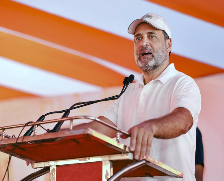 Rahul Slams Modi Over Vote Theft & Fake Yamuna Creation