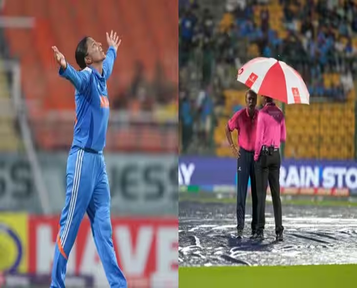 WWC Semis: Rain Disrupts Play, Aus 25/1