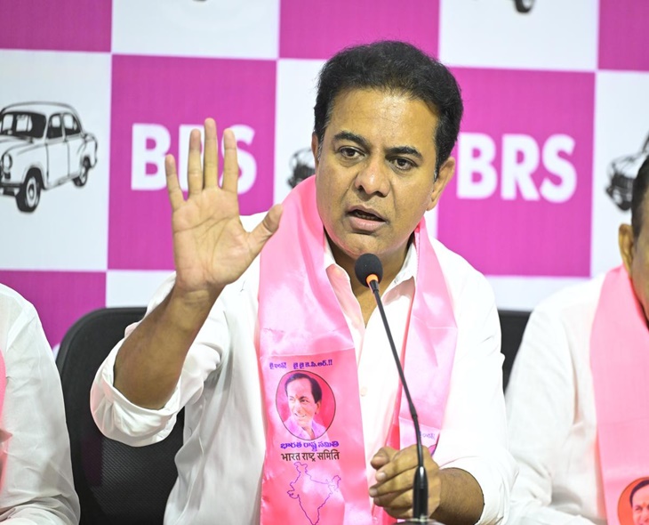 KTR Welcomes Leaders Into BRS Amid Jubilee Hills By-Polls