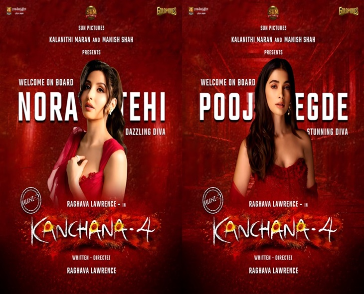 Pooja Hegde & Nora Fatehi Join Cast Of ‘Kanchana 4’