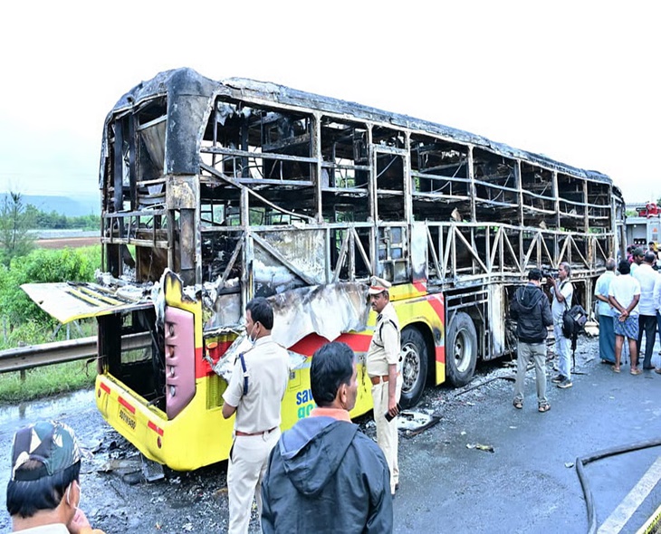 Kaveri Travels Bus Owner Arrested After Kurnool Bus Crash
