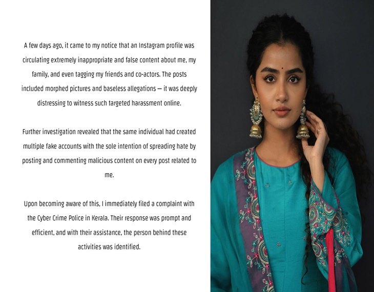 Anupama Files Cyber Crime Case Over Fake Accounts