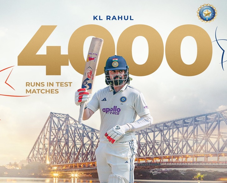 KL Rahul Becomes 18th Indian To Cross 4,000 Test Runs