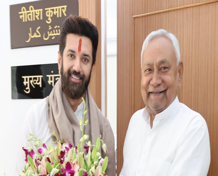 Chirag Paswan Meets Nitish Kumar Over Seats
