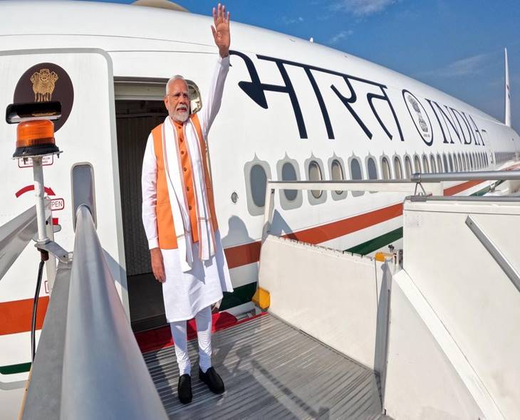 PM Modi Embarks From India To South Africa Visit 