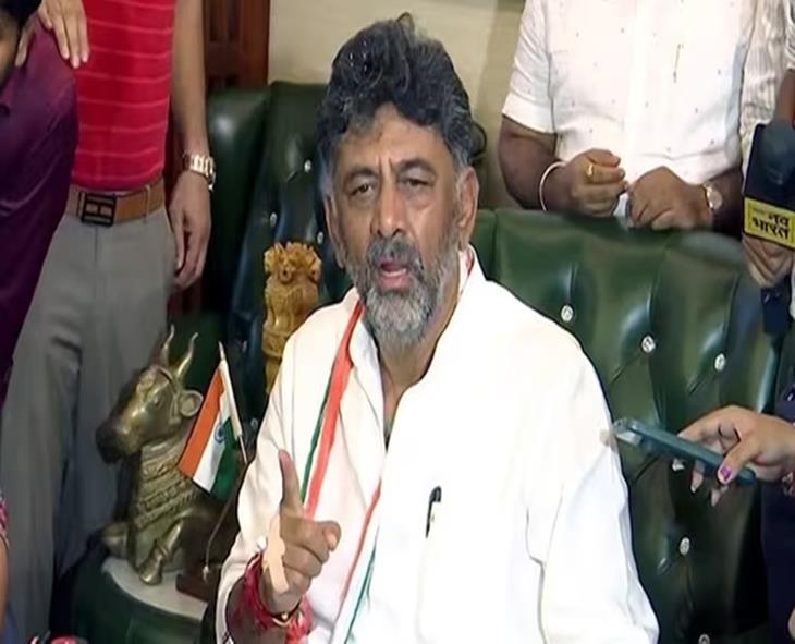 KN DCM Shivakumar To Meet Sonia Amid CM Chair Tussle