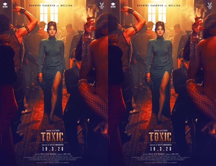 First Look Of Rukmini Vasanth In “Toxic” Grabs Attention