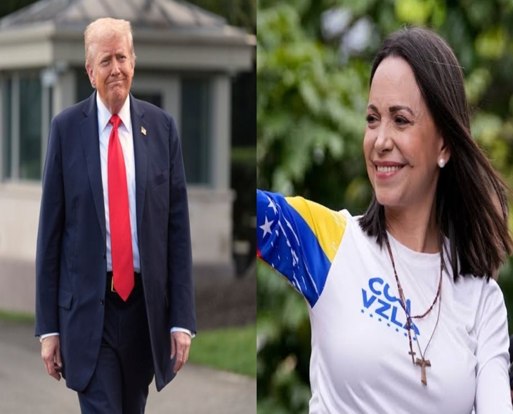 Trump To Meet Venezuela’s Machado Next Week