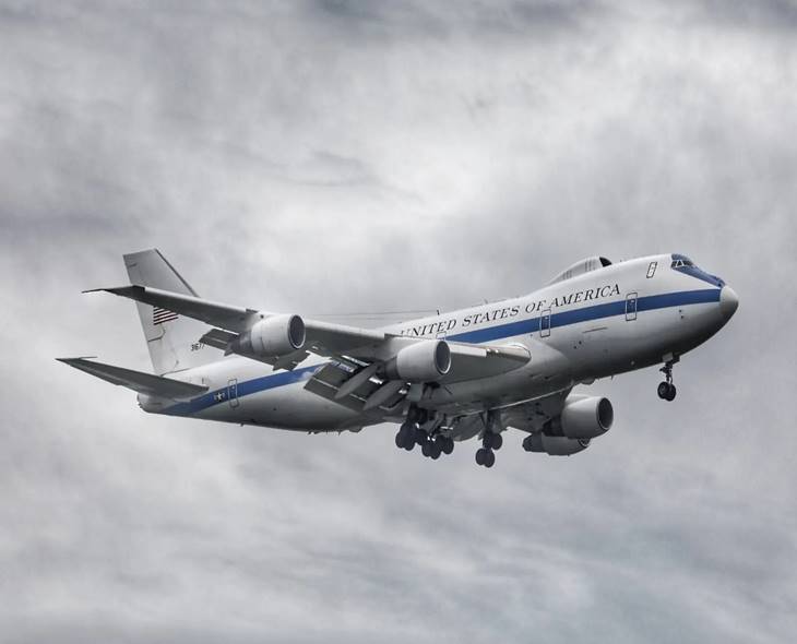 US Doomsday Aircraft Lands In Los Angeles Amid Tensions