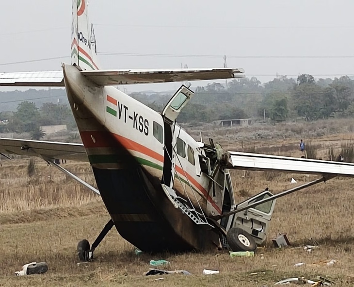 Charter Plane Crash Lands Near Rourkela, 6 Injured