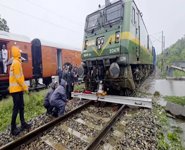 Goods Train Derails In AP’s Kavali, Rail Traffic Affected